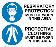 Mandatory - Respiratory and Protective Clothing Must be Worn in this Area